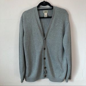 L.L. Bean 100% Cotton Cardigan Sweater